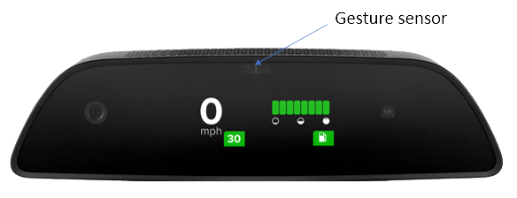 raven device gesture sensor location